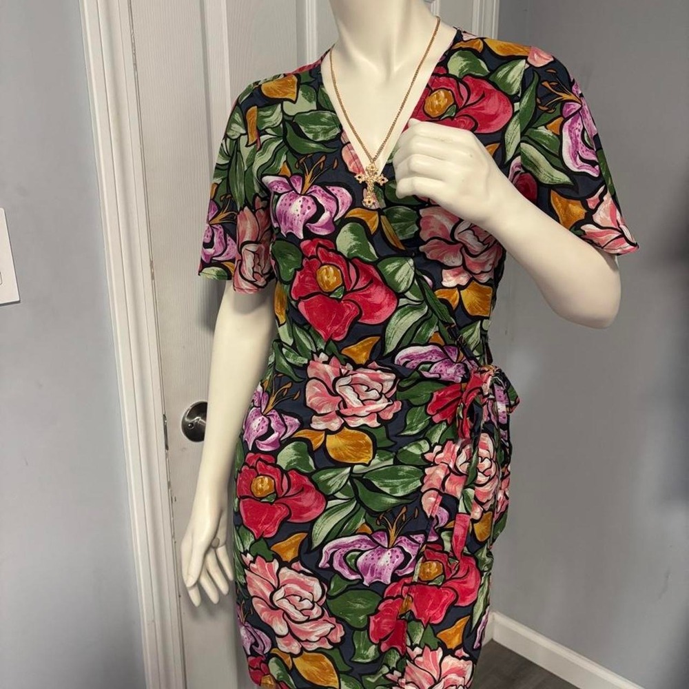 Zara Floral Wrap Dress